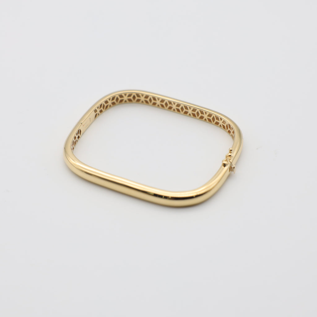 14K Square Design Women Bracelet - Ashely Jewelry 2