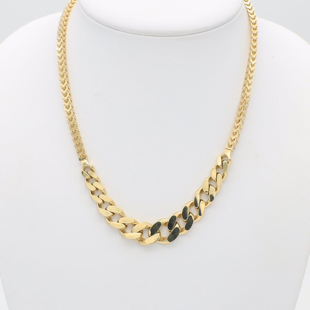 14K Linked Women Necklace - Ashely Jewelry 2