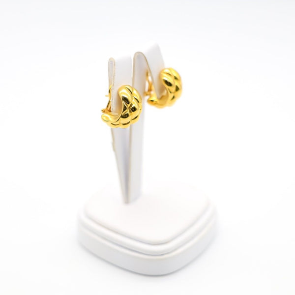 14K Women Hollow Earrings - Ashely Jewelry 2