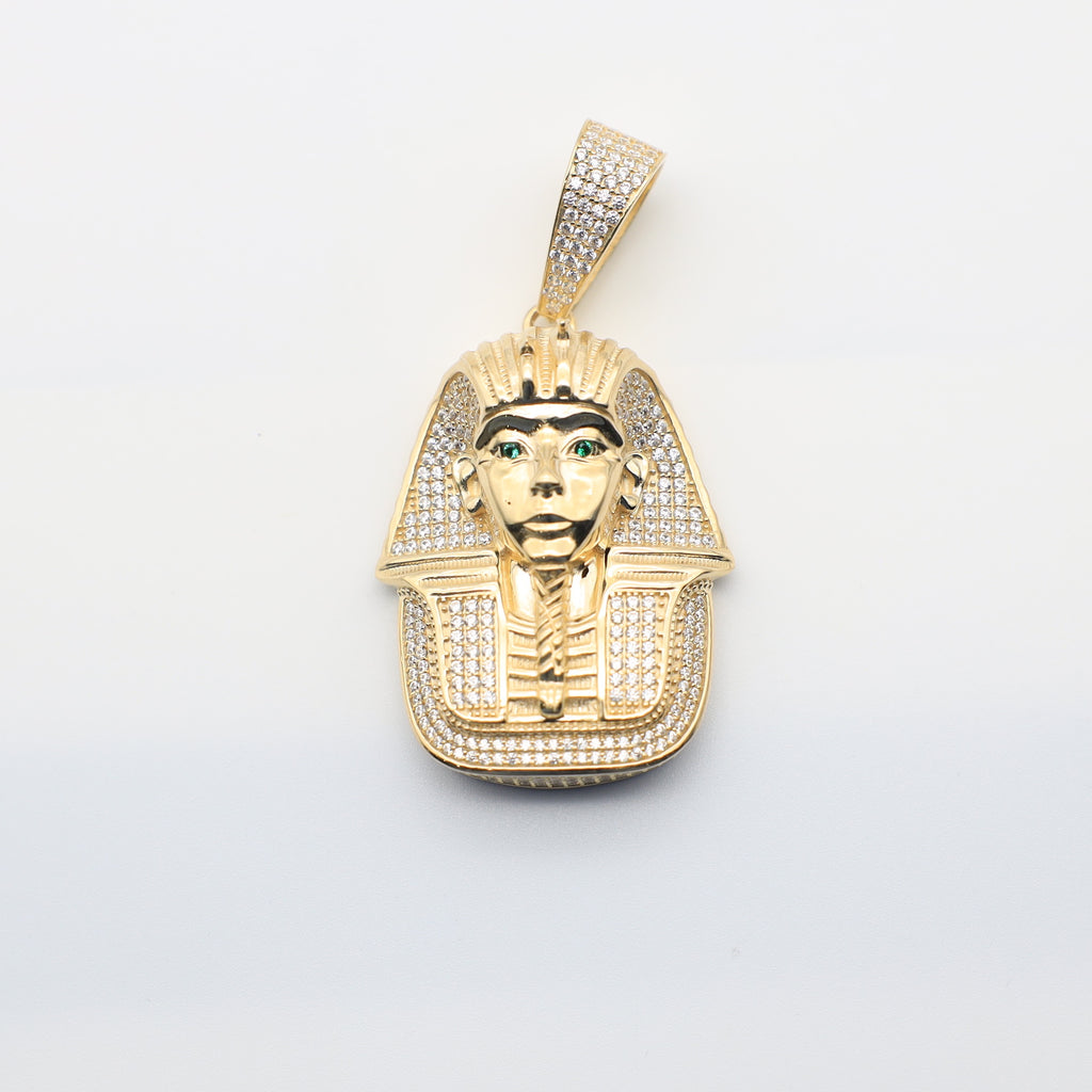 10K Egyptian Face Pendant - Ashely Jewelry 2