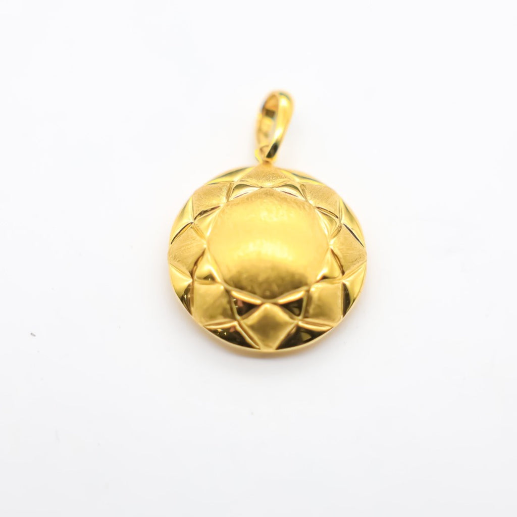 14K Hollow Women Pendant - Ashely Jewelry 2