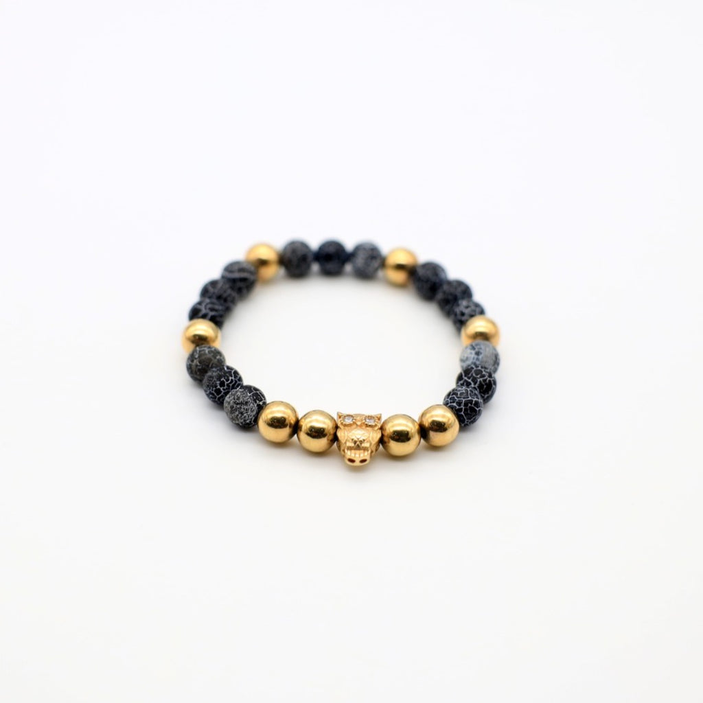 14K Men Owl Bracelet - Ashely Jewelry 2