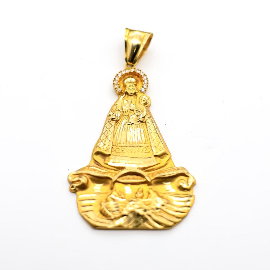 14K Virgen De La Caridad Pendant - Ashely Jewelry 2