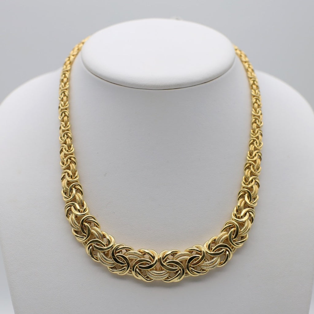 14K Knotted Women Necklace - Ashely Jewelry 2