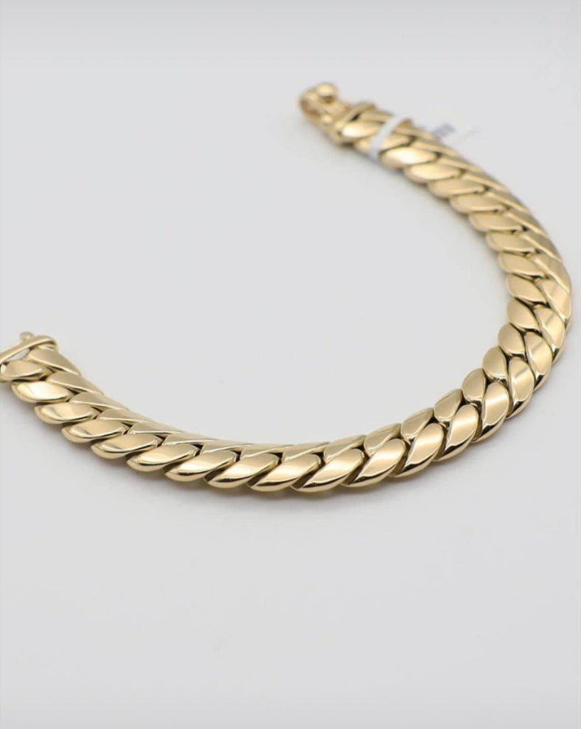 14KT Herringbone Bracelet - Ashely Jewelry 2