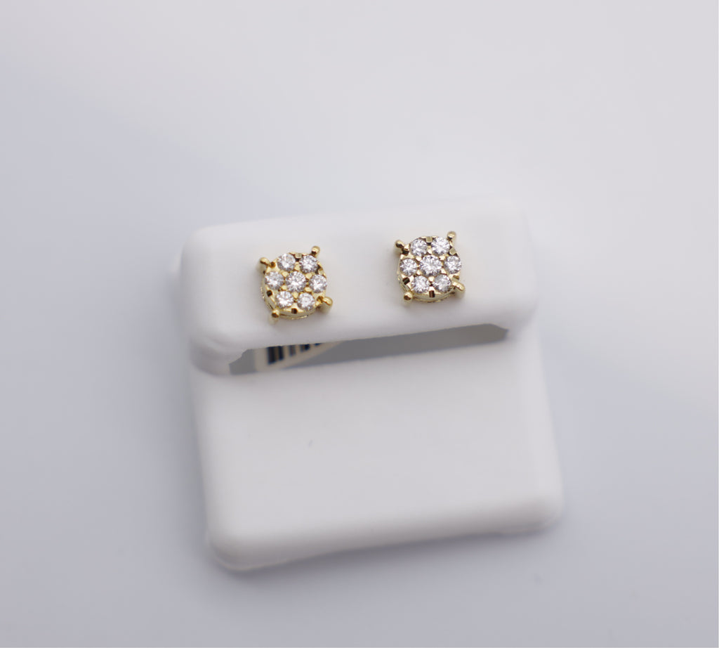 14K Diamond Earrings - Ashely Jewelry 2