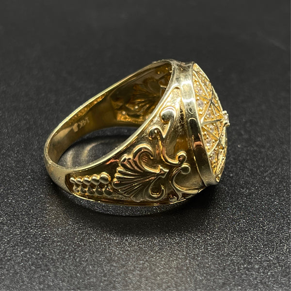 Small Rosetta Men Ring - Ashely Jewelry 2