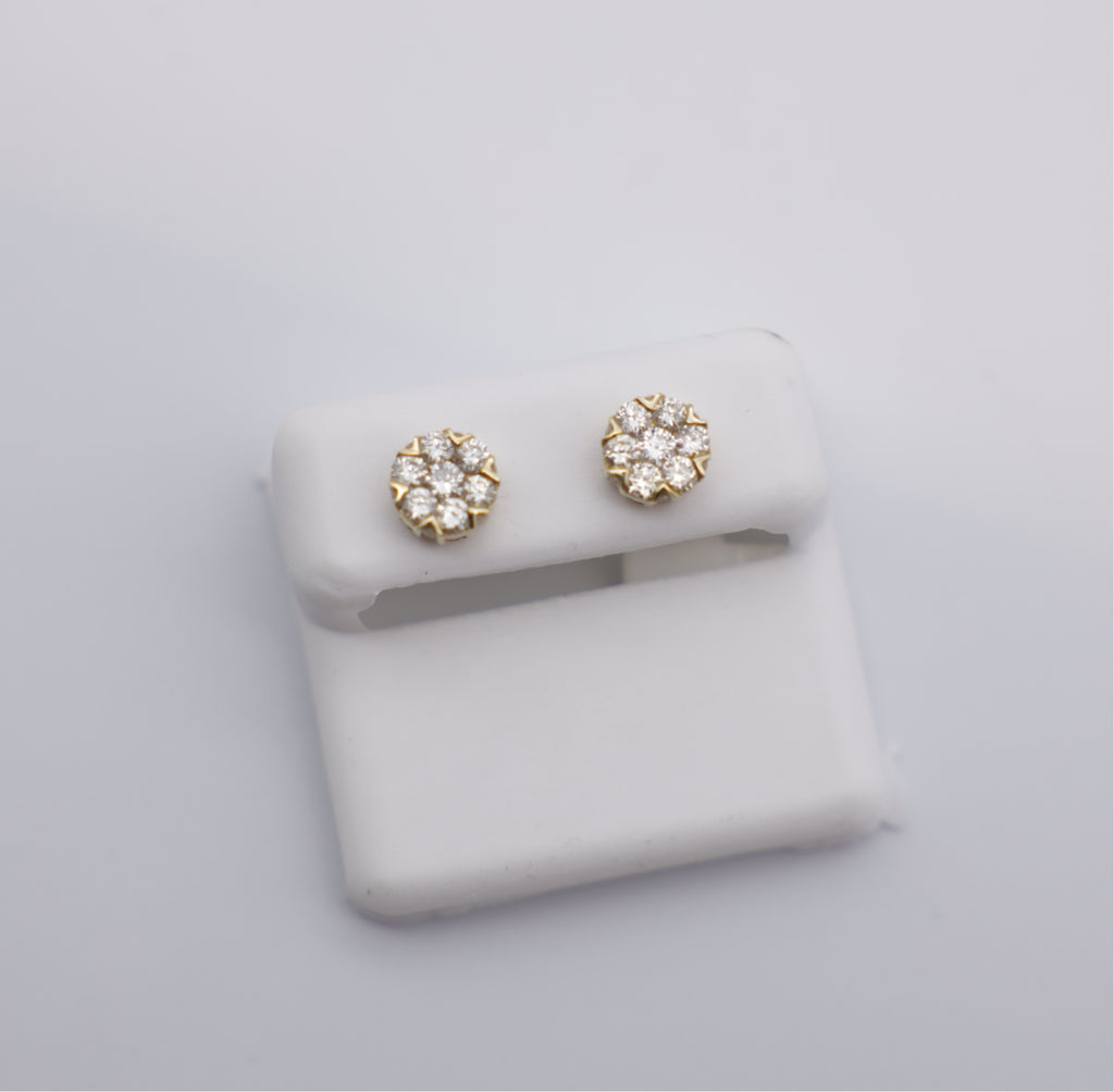 14K Diamond Earrings - Ashely Jewelry 2