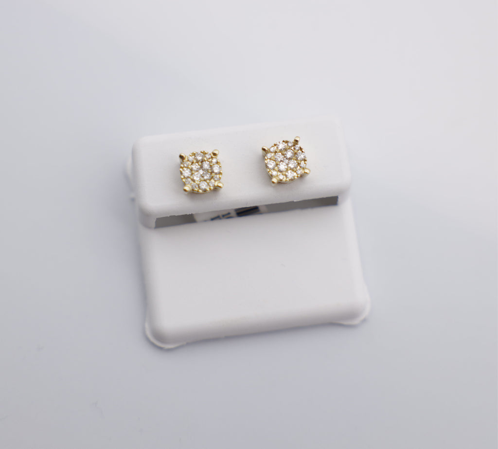 14K Diamond Earrings - Ashely Jewelry 2